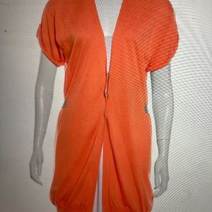 Brunello Cucinelli Short Sleeve Lightweight Cardigan XL